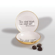 "Violent Delights Have Violent Ends” Shakespeare - Bowl with Quote